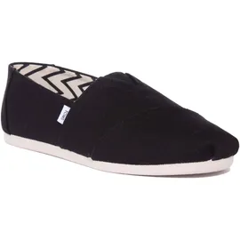 TOMS Alpargata Herren Slipper, Schwarz Weiß, 44.5 EU