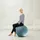 Sitting Ball Felt Blau 65 cm