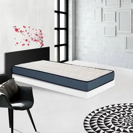 Wellhome WELL HOME MOBILIARIO & DECORACIÓN Matratze Zent Roller, Maße 135 x 190 cm (Höhe 17 cm), atmungsaktiv, anpassbar, wärmeisolierend