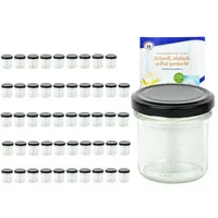 Mambocat 50er Set Sturzglas 167 ml To 66 schwarzer