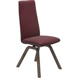Stressless® Polsterstuhl Laurel, High Back, Größe M, mit schräggestellten Beinen in Walnuss rot