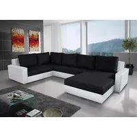 Fun Möbel Couchgarnitur GRADO mit Schlaffunktion Otto.. Rechts Weiss/