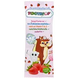 Toothpop Zahnpflege-lolli Erdbeergeschma 1 St