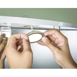 Paulmann LED Möbel-Einbauleuchte gold matt Ø 6,5 cm warmweiß 3er Set