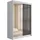altdecor Schiebetürenschrank VESLI 150 x 215 x 61 cm Weiß