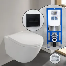 Villeroy & Boch Subway 3.0 mit WC-Sitz Stone White