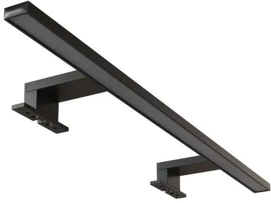 Dansani LED-Aufsatzleuchte Libra schwarz 60 cm - Badmöbel