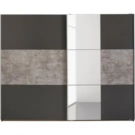 Rauch Prenzlau 261 x 210 x 59 cm graumetallic/beton-optik