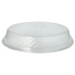 Deckel für Menüteller, Kunststoff, transparent, Bruch- und schnittfester Tellerdeckel aus Polypropylen, 1 Packung = 12 Stück