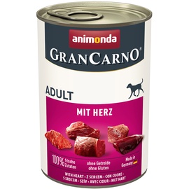 Animonda 400g GranCarno Original Adult Herz Hundefutter nass