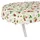 ANRO Tischdecke Wachstuch abwaschbar Oval 240 x 140 cm Beige Rot