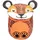 belmil® Kindergartenrucksack Mini Animals Tiger Kunstfaser orange/schwarz