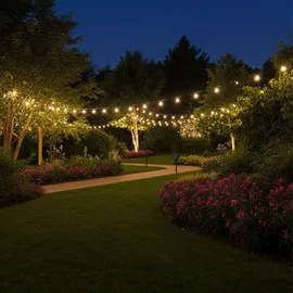 ideoon lights Lichterkette Solar 12,5m 100 LEDs spritzwassergeschützt IP44 weiß