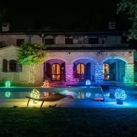 Twinkly Strings Multi Color LED Lichterkette 100x RGB, (TWS-100STP-BEU)