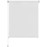 vidaXL Außenrollo 60 x 140 cm / Fenstergröße (Velux) weiß