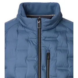 CasaModa Materialmixjacke blau 5XL