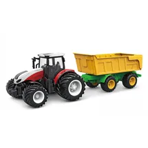 AMEWI RC-Landmaschine Traktor mit Kippanhänger 2,4CH RTR rot-weiß (22600)