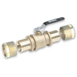 Presskugelhahn für Fernwärmeleitung Heizung, PN6 (Ausführung: 50 mm)