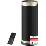 DREO Heizlüfter Energiesparend, PTC Keramik Heizlüfte Leise, 70° Oszillierend Elektroheizung mit Fernbedienung, 12-Std-Timer, 3 Modus 3 Geschwindigkeit, Überhitzungs-Kippschutz, Solaris Slim H3