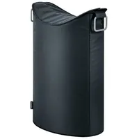 BLOMUS Wäschesack -FRISCO- Moderner Design Wäschesammler: Schmal & Funktional, Designer, Großzügig, Modernes Design, Flexibel, 65 Liter schwarz
