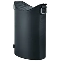 BLOMUS Wäschesack -FRISCO- Moderner Design Wäschesammler: Schmal & Funktional, Designer, Großzügig, Modernes Design, Flexibel, 65 Liter schwarz