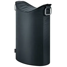 BLOMUS Wäschesack -FRISCO- Moderner Design Wäschesammler: Schmal & Funktional, Designer, Großzügig, Modernes Design, Flexibel, 65 Liter schwarz