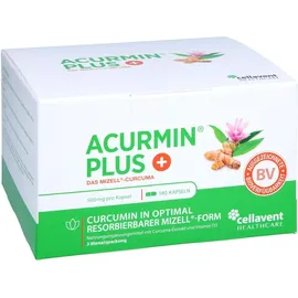 Cellavent Healthcare GmbH Acurmin Plus Das Mizell-Curcuma Kapseln 60 St.