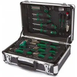 Brüder Mannesmann Werkzeuge Alu-Werkzeugkoffer bestückt 90-tlg.