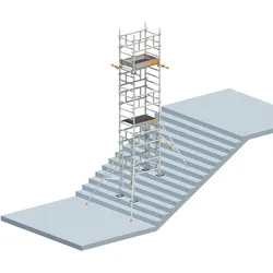 Layher Treppen-Kit für Fahrgerüst Uni Standard P2 mit 2 Durchgängen 7,73m AH