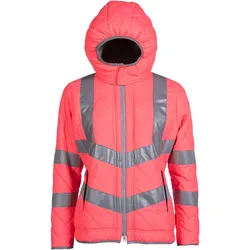 Damen Jacke Reflective Neonpink Outdoor 2XL