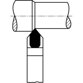Wilke Drehmeissel DIN 4975 20x12 mm HM P25/30 5 Stück
