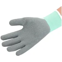 Juzo Anziehhilfe Spezialhandschuhe für Kompressionsstrümpfe mintgrün-grau Größe L/9