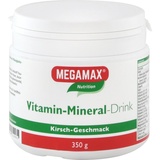 MEGAMAX Vitamin Mineral Drink Kirsche Pulver 350 g