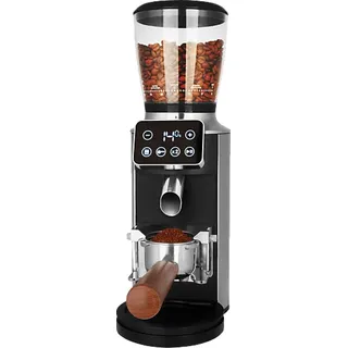 GASTROBACK DESIGN PRO TOUCH 30 Kaffeemühle Schwarz/Silber 150 Watt, Edelstahl-Kegelmahlwerk