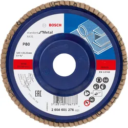 Bosch Fächerschleifscheibe X431 Standard for Metal, gerade - 2608601276