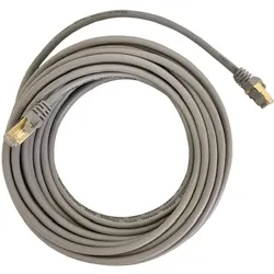 Vago-Tools CAT7 Patchkabel Netzwerkkabel grau 10m rund