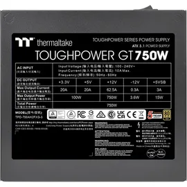 Thermaltake ToughPower GT 750W ATX 3.1 (PS-TPT-0750FNFAGE-3)