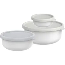 Mepal Frischhaltedose rund weiß 2,5 l 3-teilig