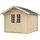 SKANHOLZ Palma 2,50 x 2,50 m natur
