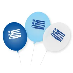 9 Griechenland Latexballons