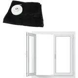 varivendo Polyester Insektenschutz 1,5 m x 1,8 m anthrazit