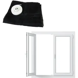 varivendo Polyester Insektenschutz 1,5 m x 1,8 m anthrazit