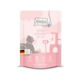 MjAMjAM Quetschie 6 x 300 g - Kitten Huhn mit Lachsöl