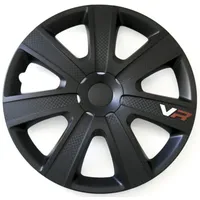 ZentimeX Radzierblenden Radkappen Radabdeckung 14" Zoll #42 SCHWARZ ABS