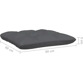 vidaXL 6-tlg. Loungeset Kiefer weiß