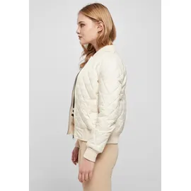 URBAN CLASSICS Diamond Quilt Nylon Steppjacke White Sand M