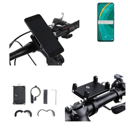 K-S-Trade für Huawei nova 7 5G Smartphone-Halterung, (Handyhalterung das Fahrrad Halter Lenkstange Fahrradhalterung) schwarz