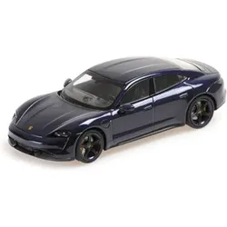 MINICHAMPS 1:43 PORSCHE TAYCAN TURBO S - 2020 - BLUE METALLIC