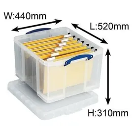 Really Useful Box Aufbewahrungsbox 52 x 31 x 44 cm 1-tlg. transparent
