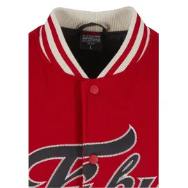 FUBU Varsity Block College Jacke rot M